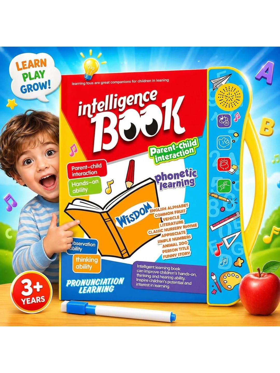 UHSNAJ BPA Free Book Toy Learning and Development Toys-picture-8