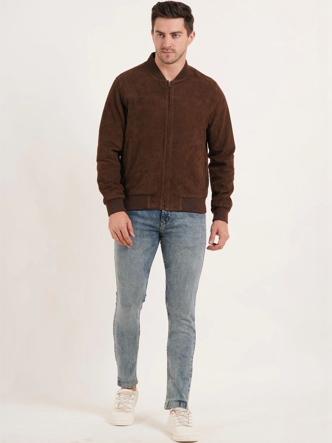 Wonxon international Men Leather Bomber Jacket-picture-19