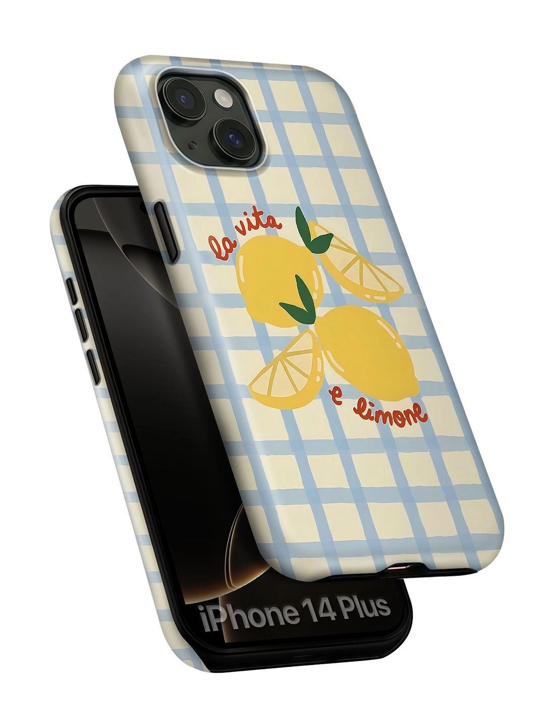 QRIOH Quirky Printed iPhone 14 Plus Back Case Mobile Accessories-image-49