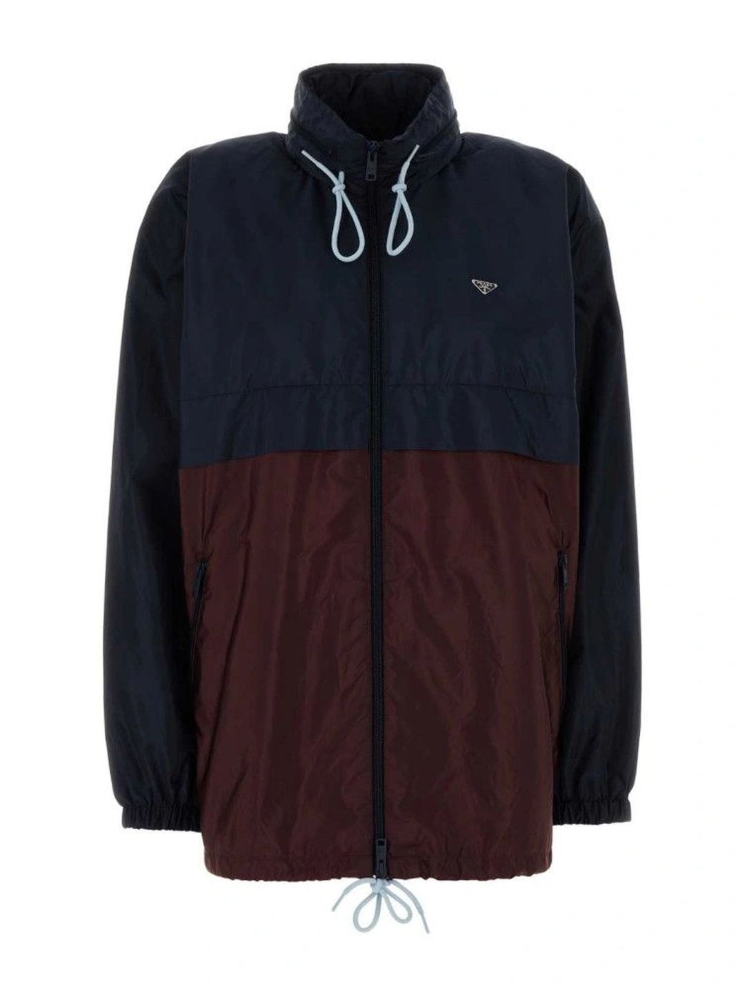 Prada Women Colourblocked Lightweight Woven Jacket-picture-14
