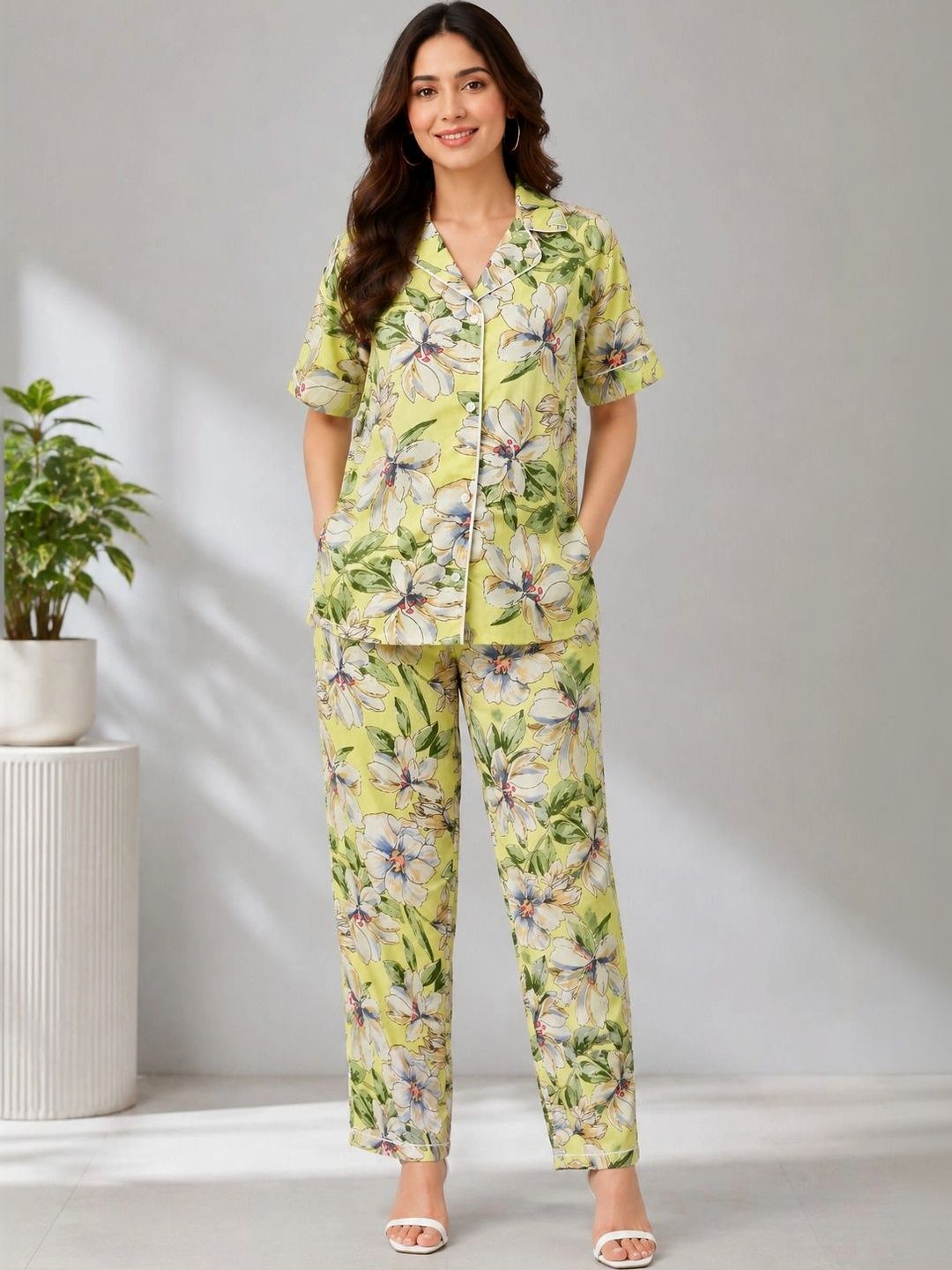 Roadster Women Printed Night suit-picture-46