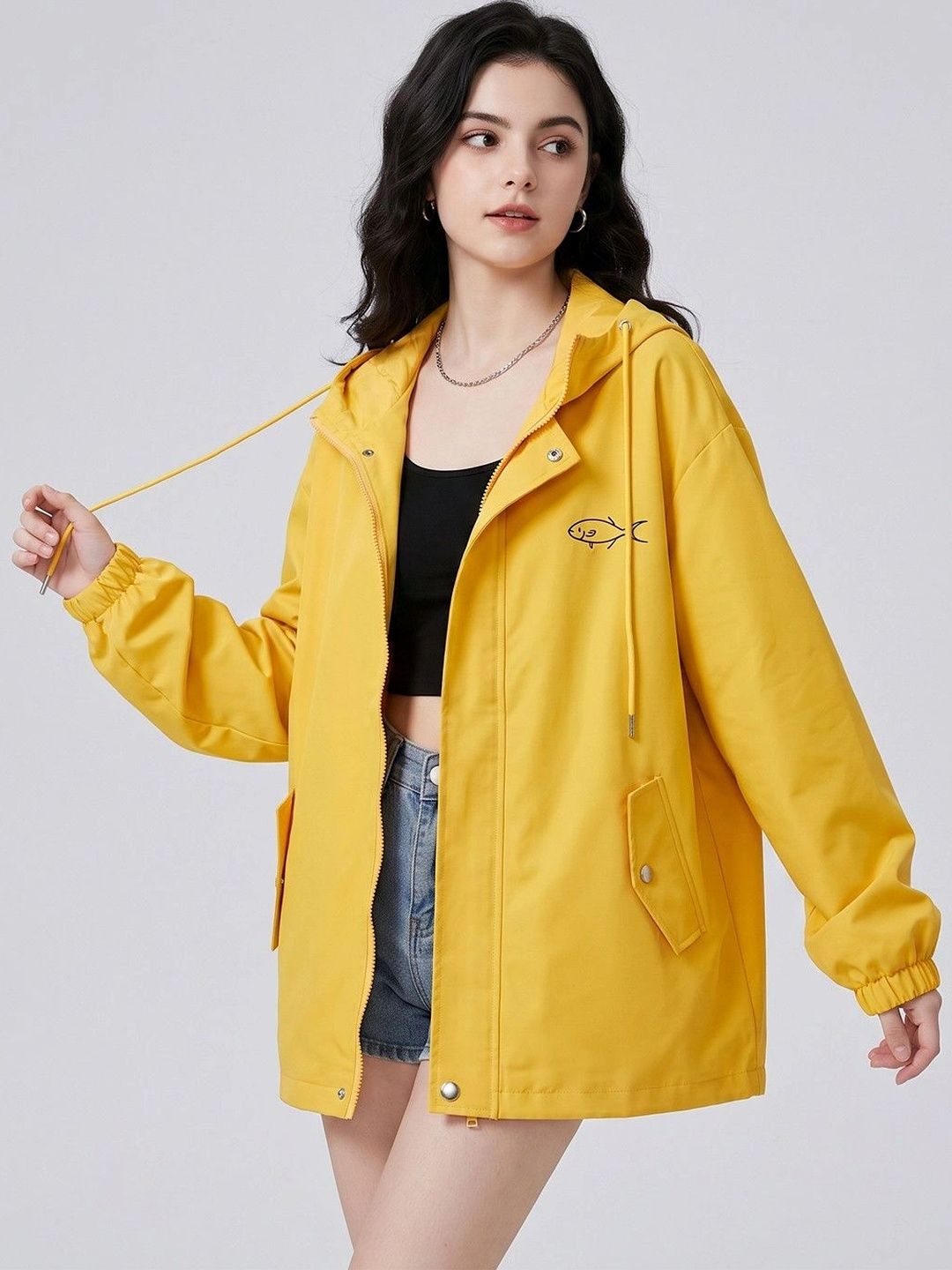 Suo Women Lightweight Open Front Jacket-picture-26