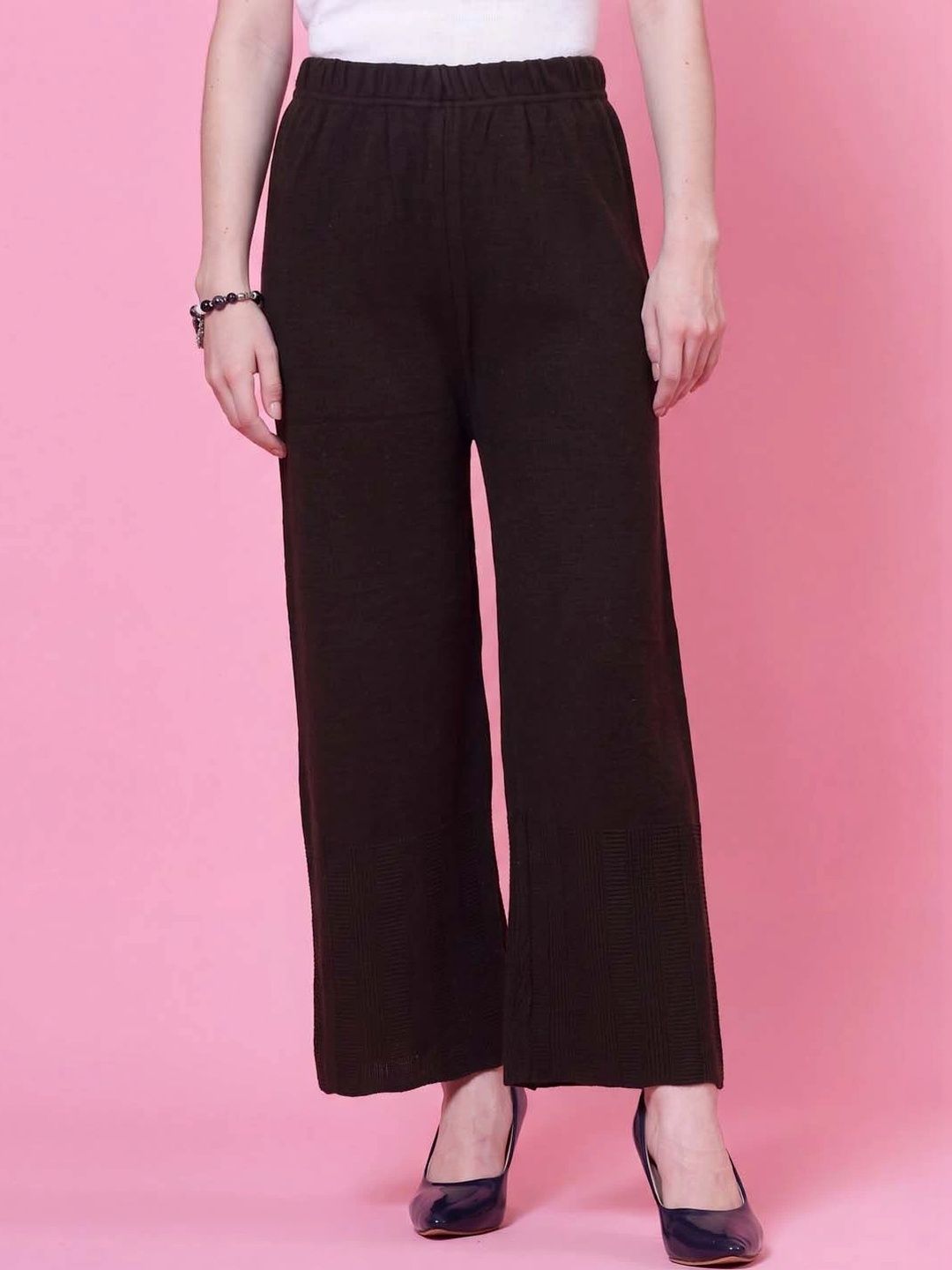 Clora Creation Women Knitted Palazzos-picture-49