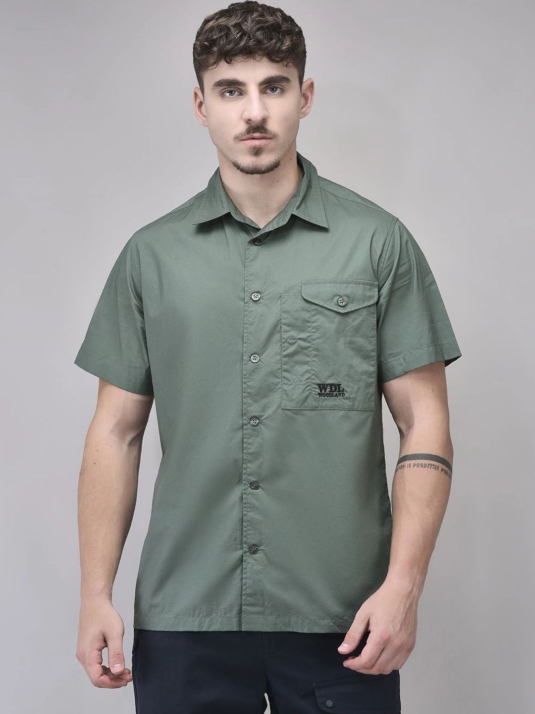 Woodland Men Relaxed Casual Shirt-picture-27