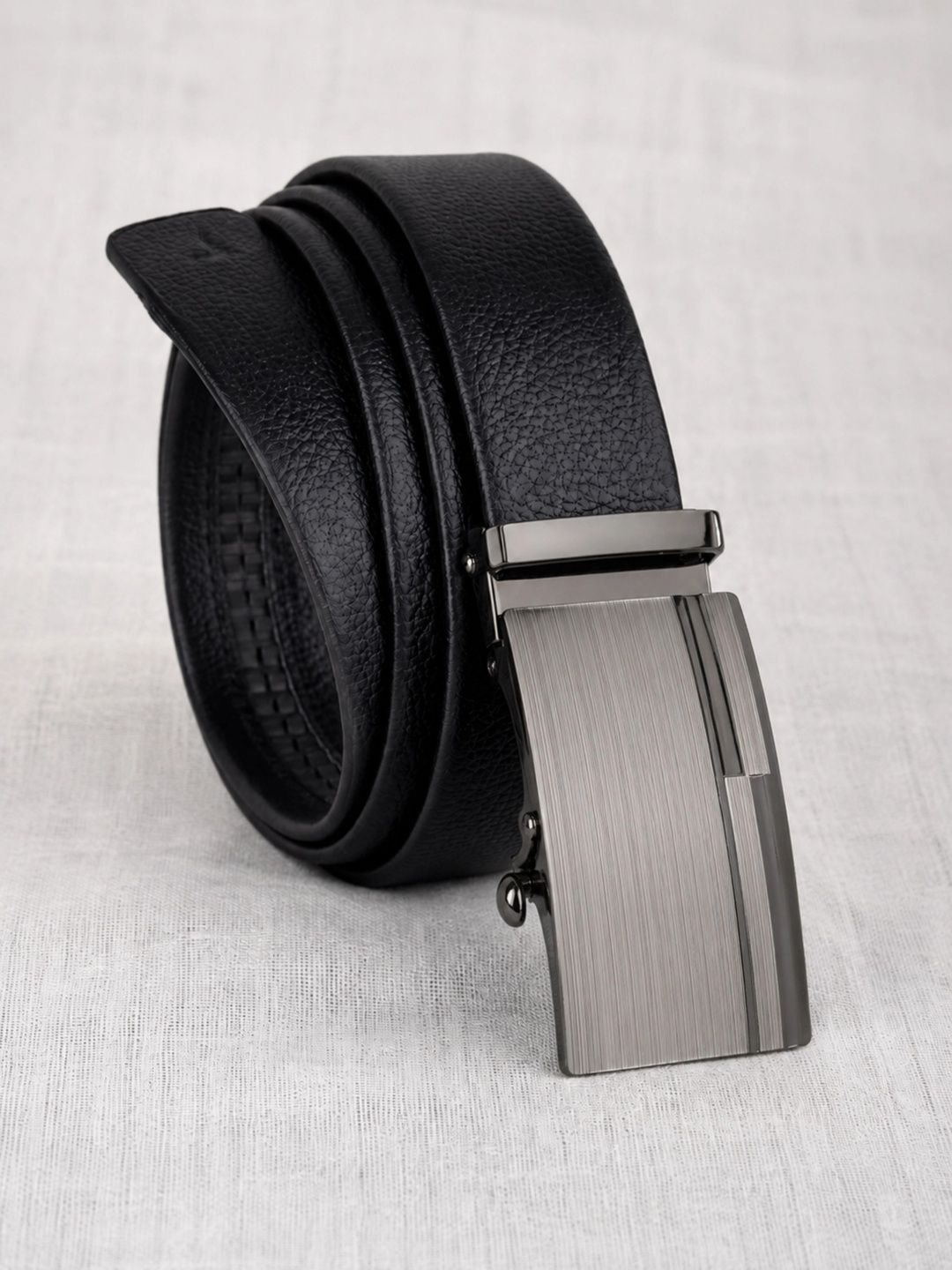 Pacific Gold Men Textured PU Formal Belt-picture-25