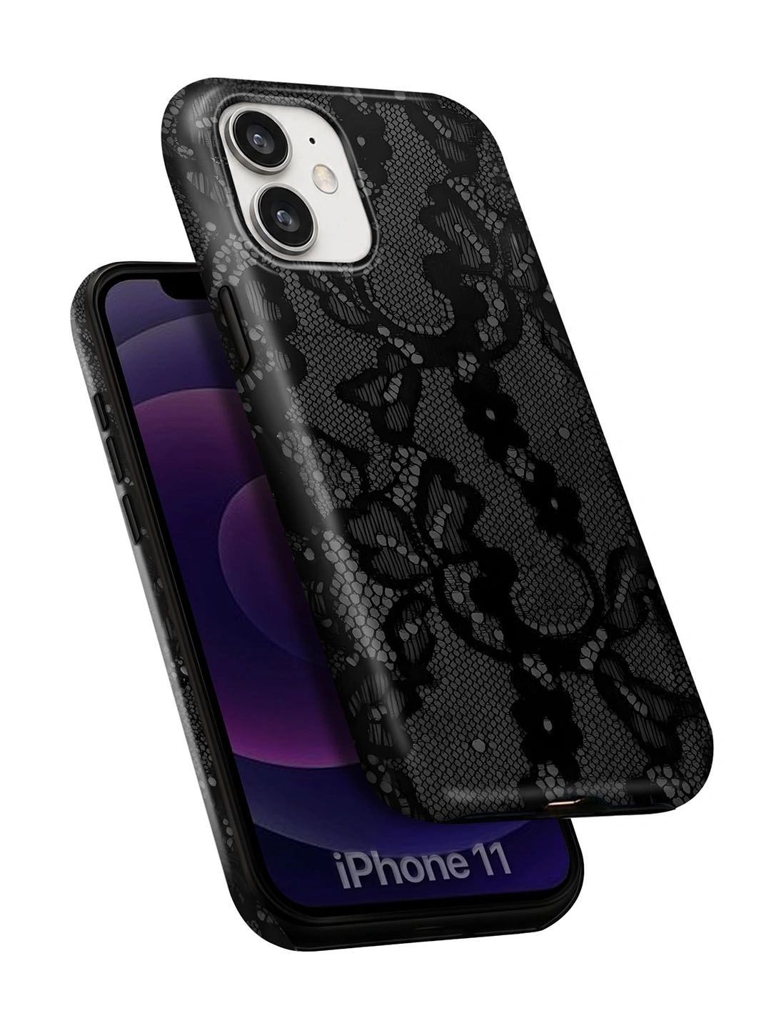 QRIOH Floral Printed iPhone 11 Back Case Mobile Accessories-picture-46