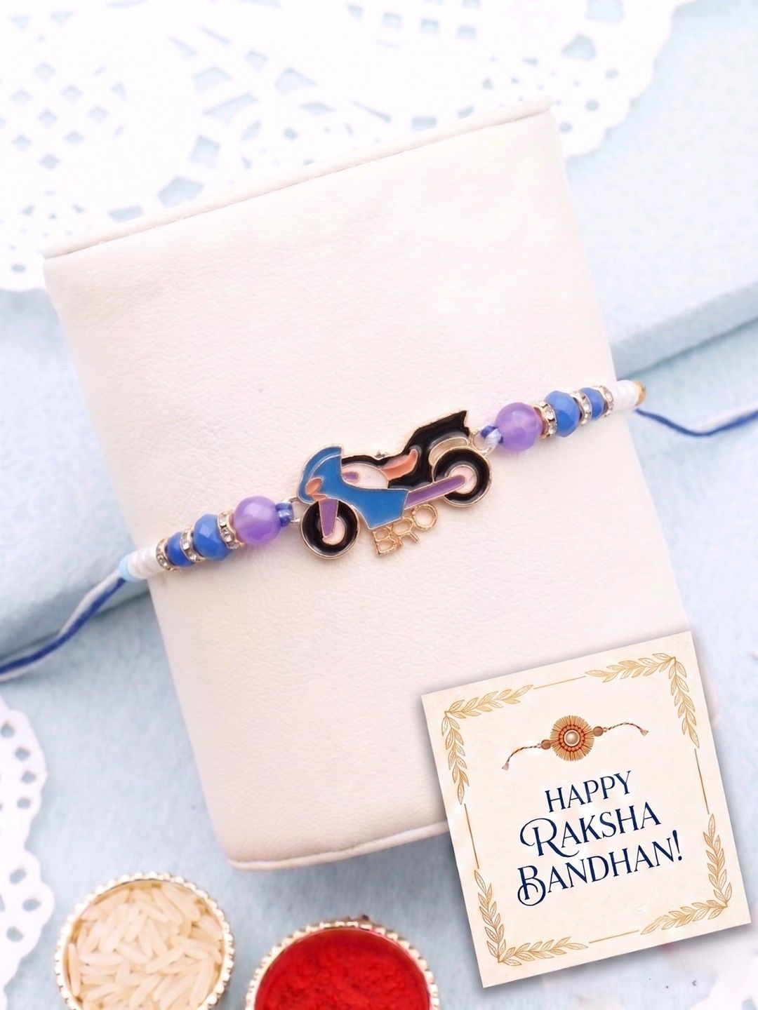 MEIRA JEWELLERY Thread Rakhi-picture-36