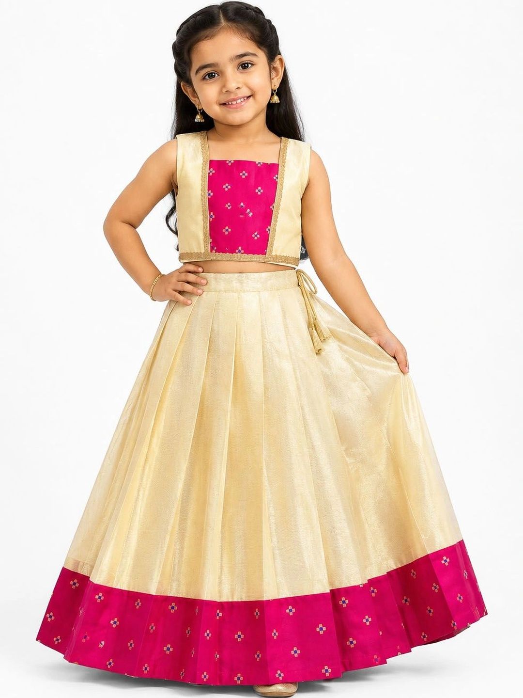 Minipattu Girls Ready to Wear Lehenga &-picture-19