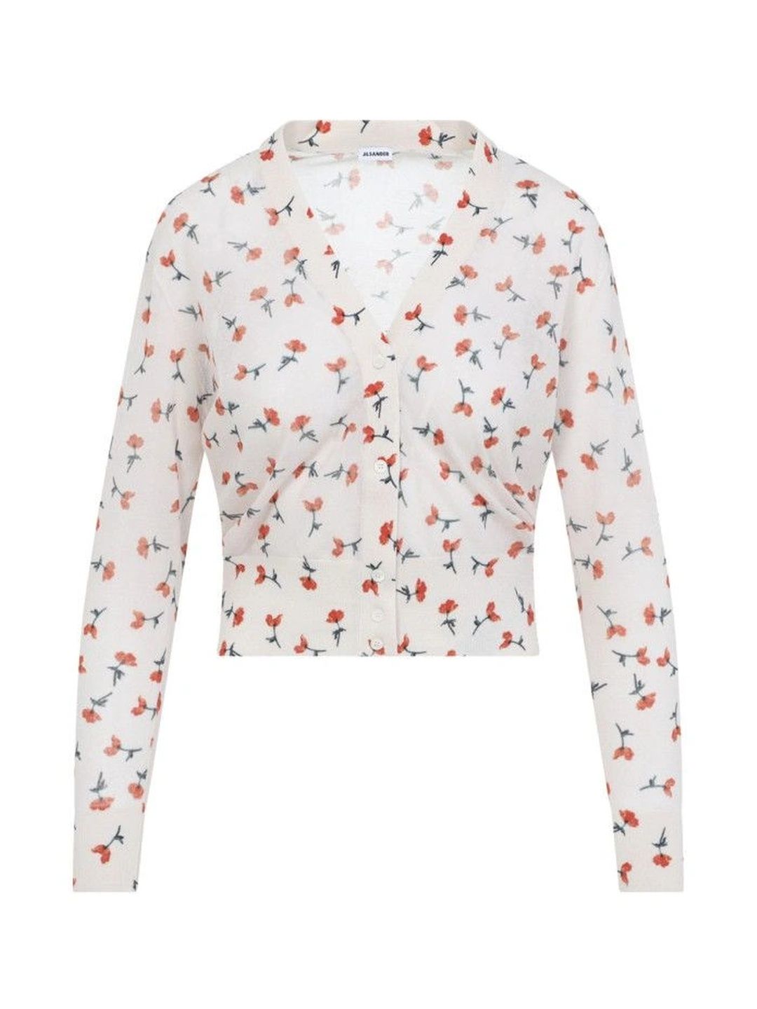 Jil Sander Women Floral Printed Crop Cardigan-picture-56