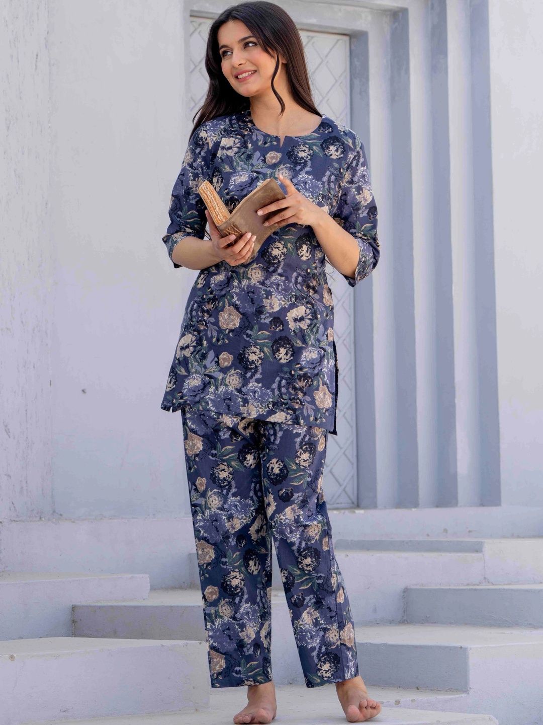 Pistaa Women Printed Night suit-picture-0