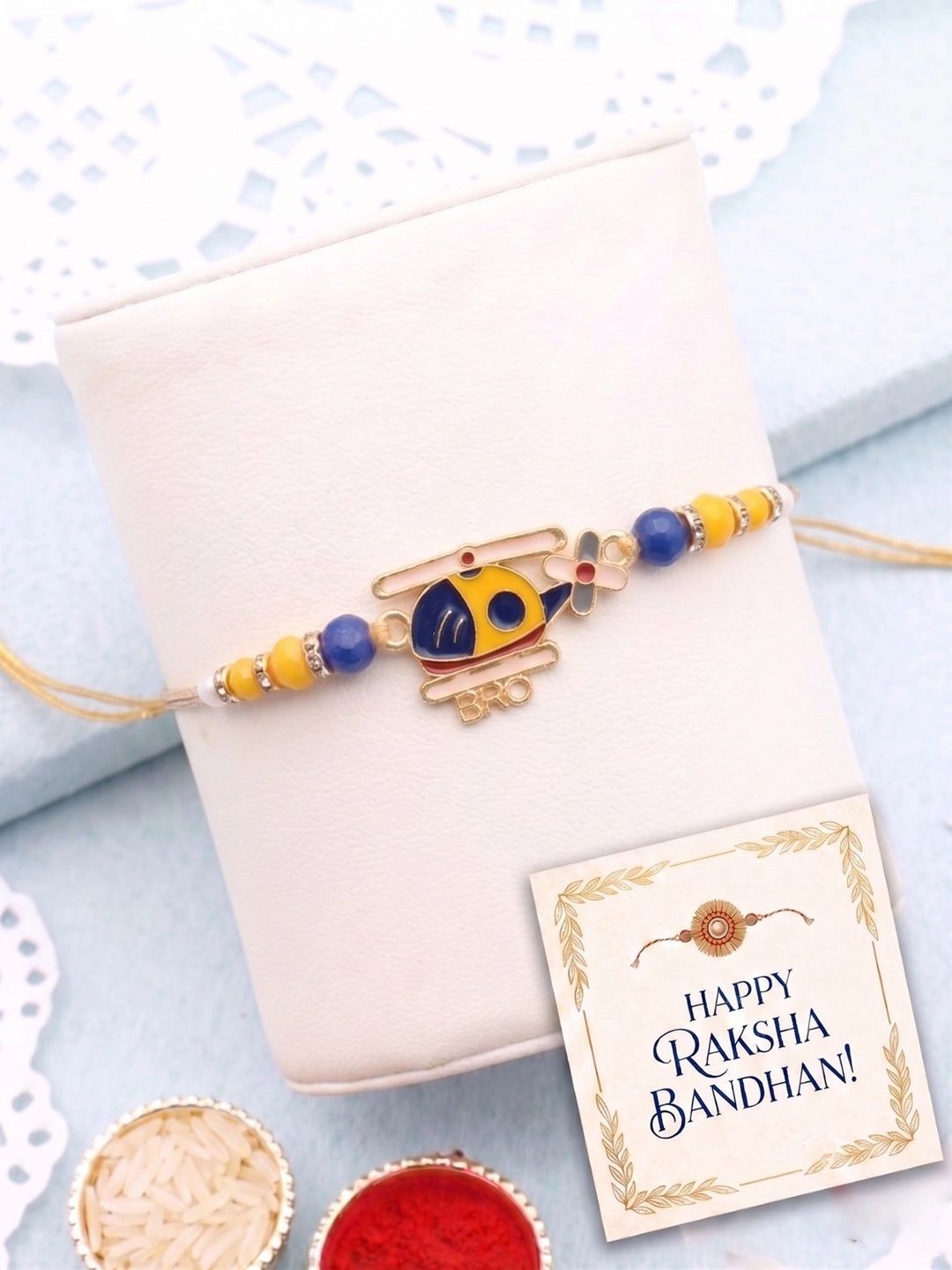 MEIRA JEWELLERY Thread Rakhi-picture-40