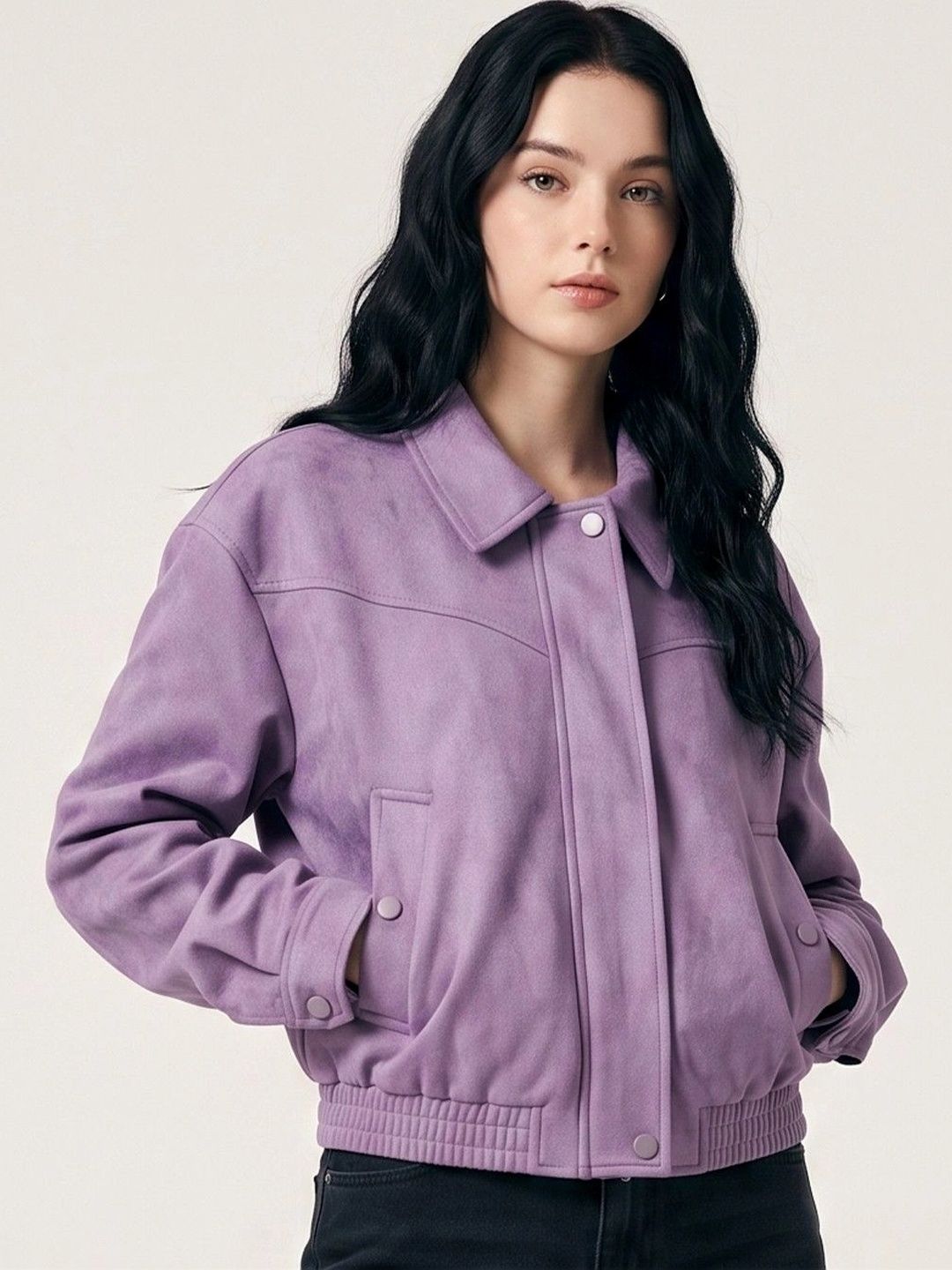 Suo Women Bomber Jacket-picture-39
