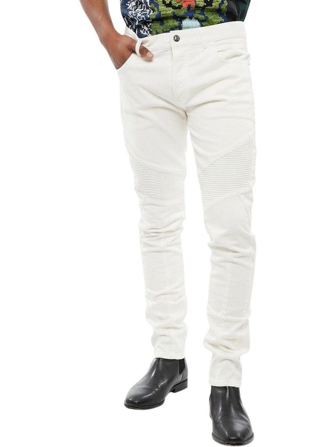 Balmain Men Slim Fit Mid-Rise Jeans-picture-32