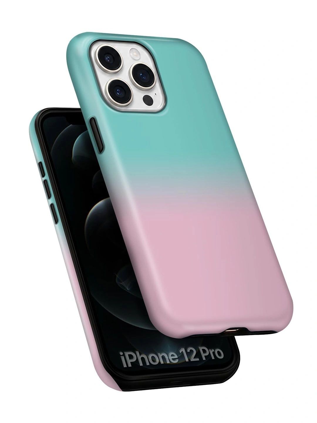 QRIOH Solid Printed iPhone 12 Pro Back Case Mobile Accessories-picture-18