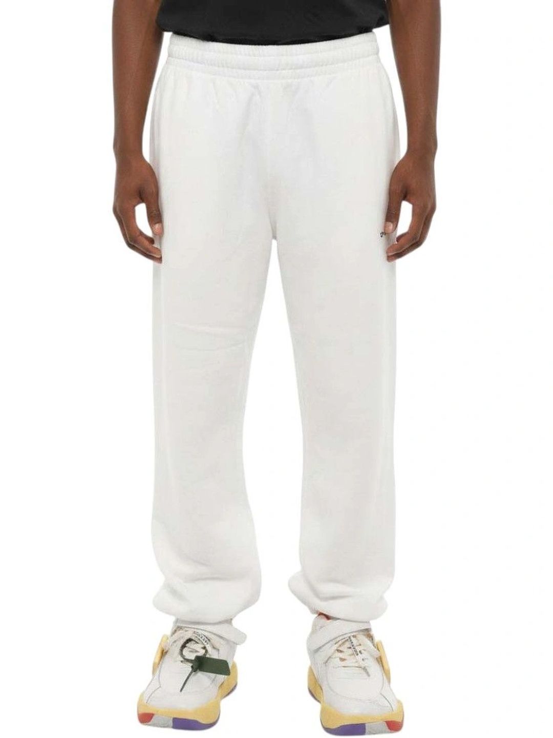 Off-White Men Relaxed Fit Brand Logo Training Joggers-image-1