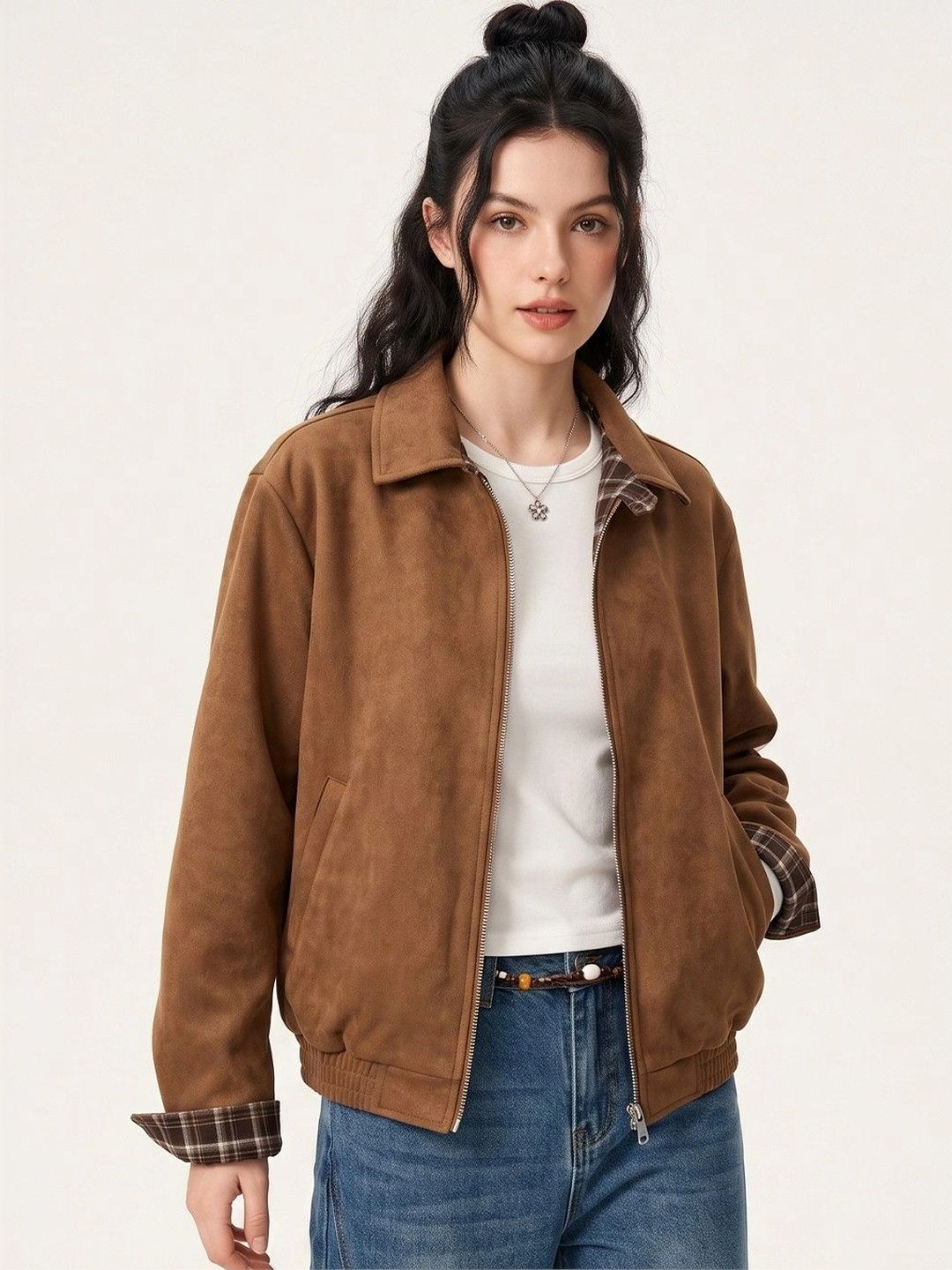 Suo Women Bomber Jacket-picture-27