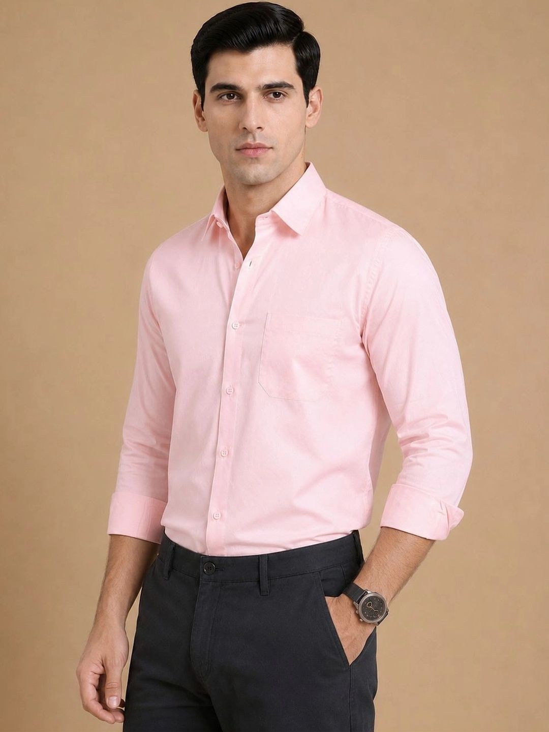 Indian Needle Men Classic Formal Shirt-picture-21
