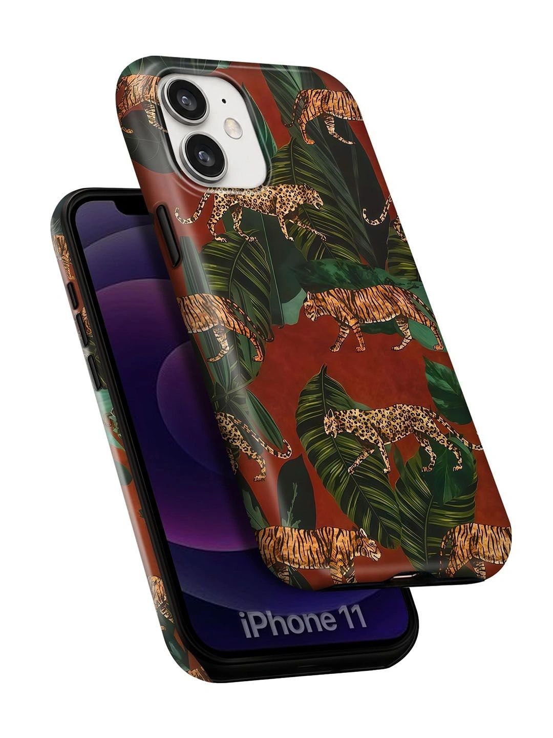 QRIOH Tropical Printed iPhone 11 Back Case Mobile Accessories-picture-43