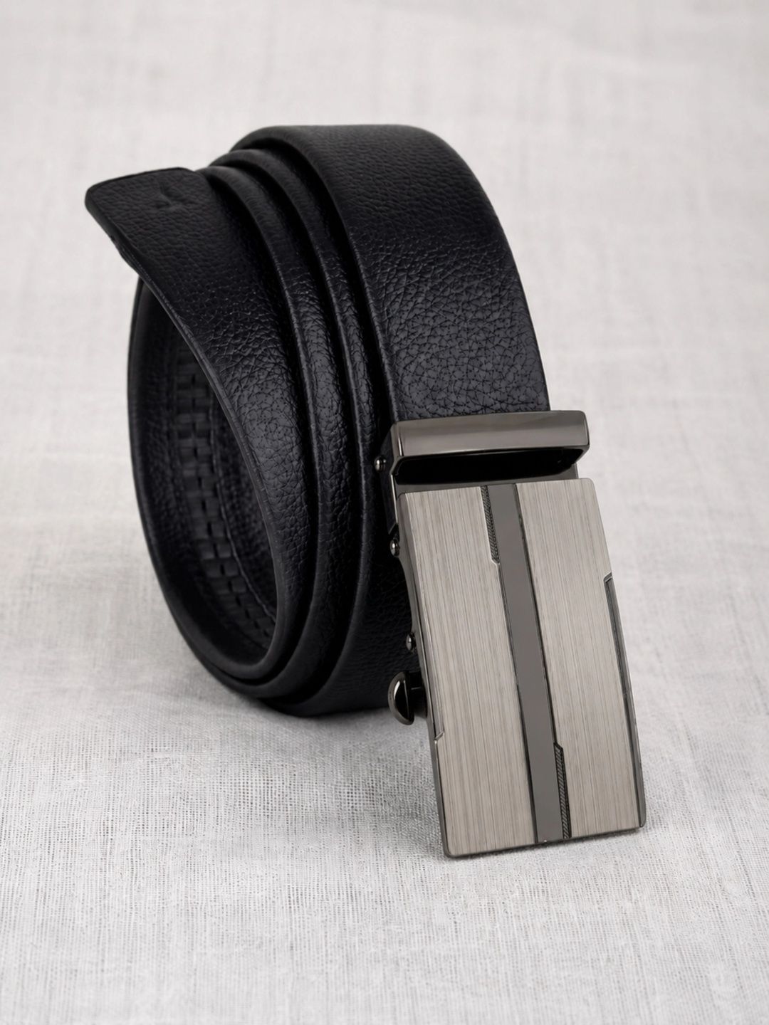 Pacific Gold Men Textured PU Formal Belt-picture-18
