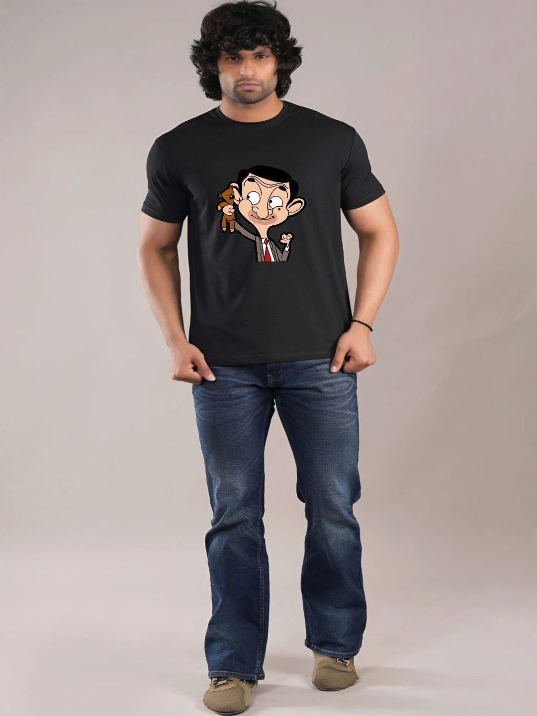 HESHA Men Mr Bean Printed T-shirt-picture-39