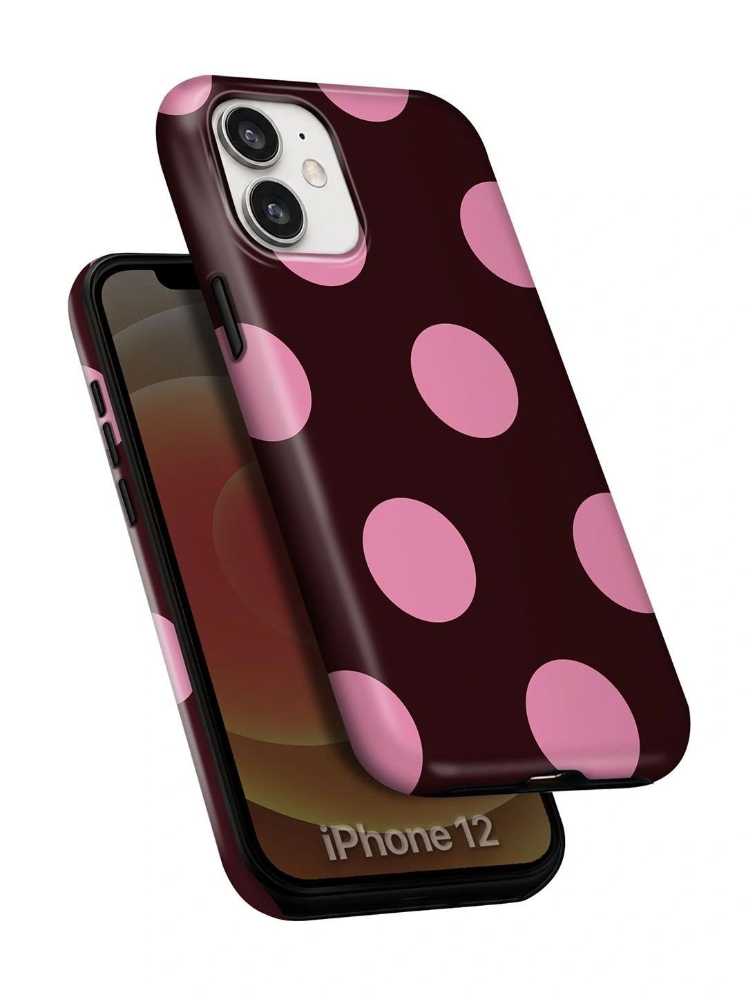 QRIOH Geometric Printed iPhone 12 Back Case Mobile Accessories-picture-43