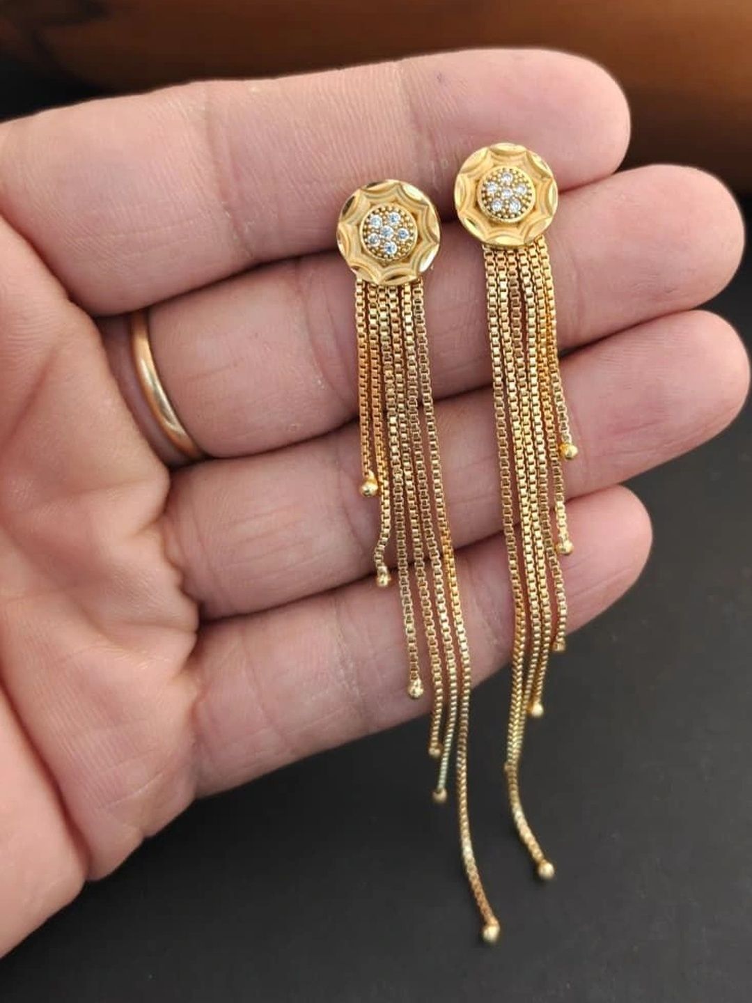 EvoraJewel Circular Drop Earrings-picture-12