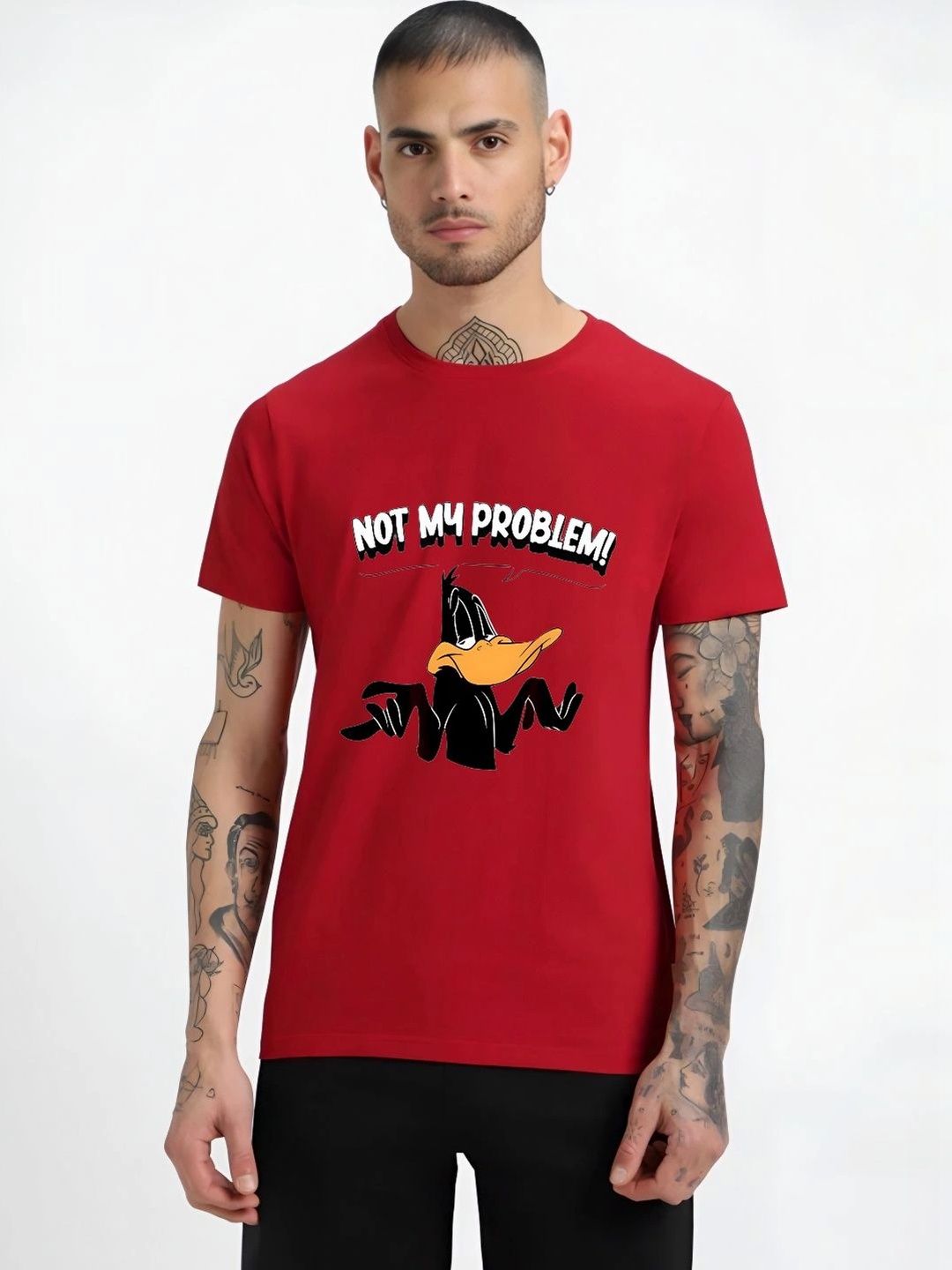 HESHA Men Looney Tunes Printed T-shirt-picture-44