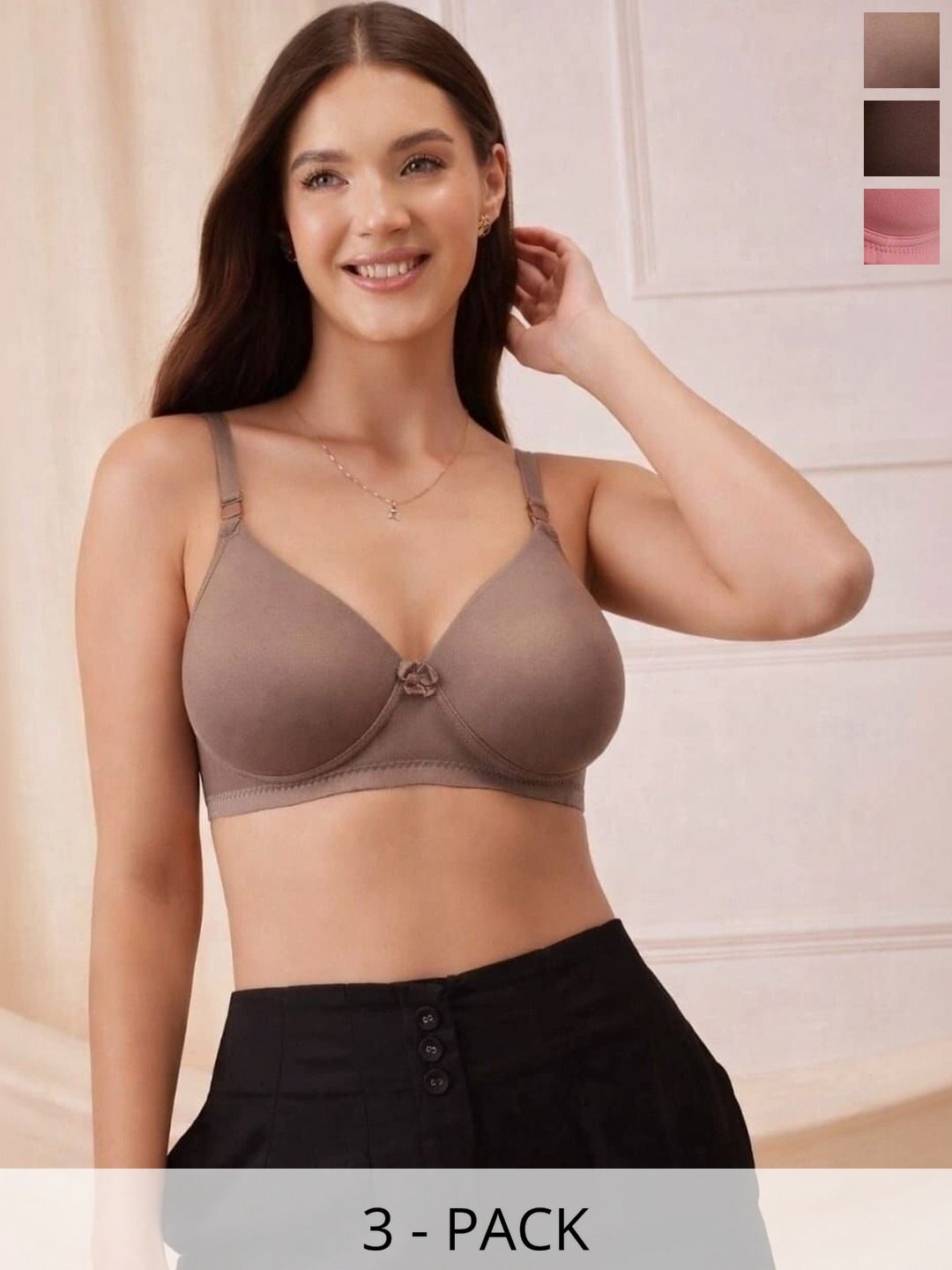 Kusum Essentials Bra Medium Coverage Underwired Lightly Padded-picture-48