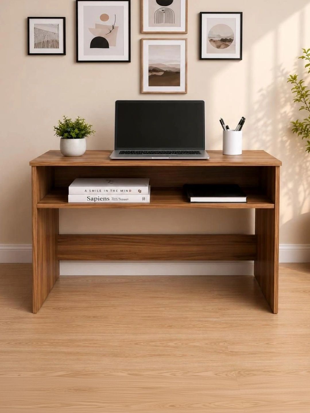 SPYDER CRAFT Brown Engineered Wood Study Table-picture-23