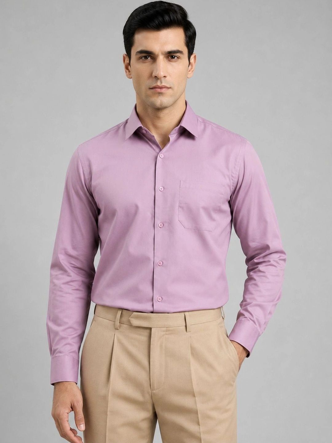 Indian Needle Men Classic Formal Shirt-image-13