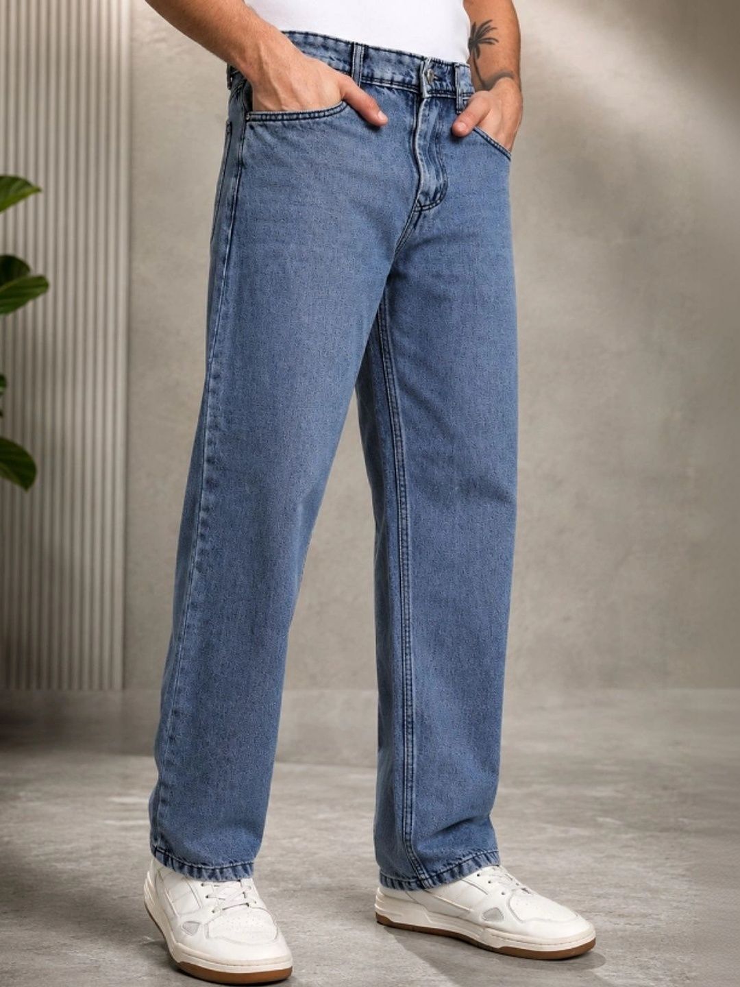 Encrypt Men Comfort Straight Fit Mid-Rise Jeans-picture-47