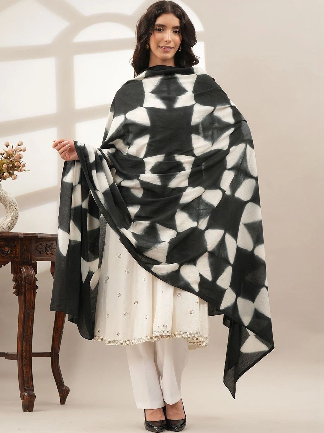 Style Shoes Printed Pure Cotton Tie and Dye Dupatta-picture-18