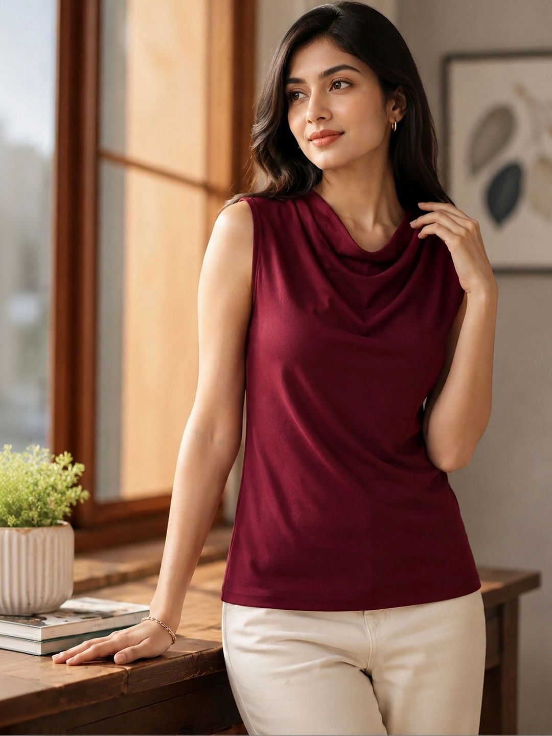 SZN Cowl Neck Top-picture-41