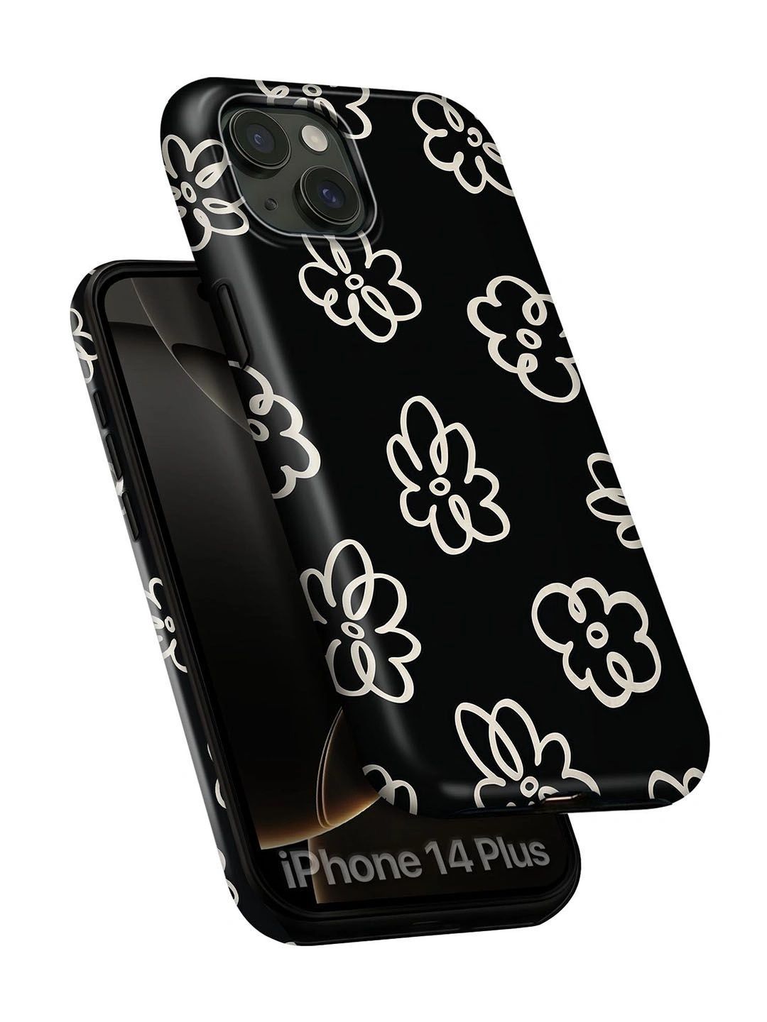 QRIOH Floral Printed iPhone 14 Plus Back Case Mobile Accessories-picture-14