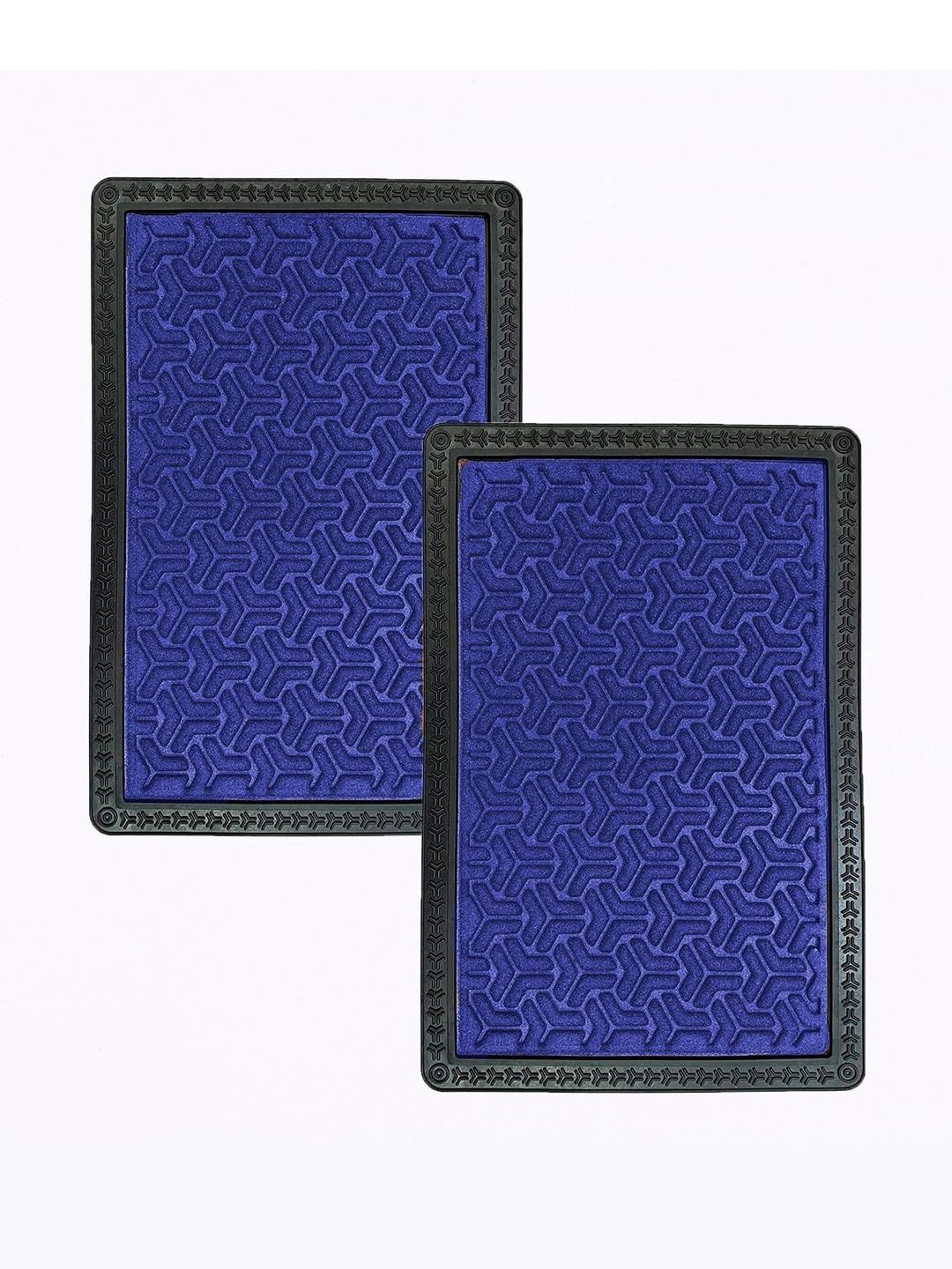 Ishro Home 2 Pieces Purple Anti-Skid Doormats-picture-14