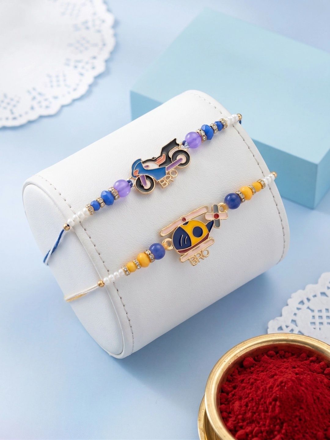 MEIRA JEWELLERY Thread Rakhi-picture-14