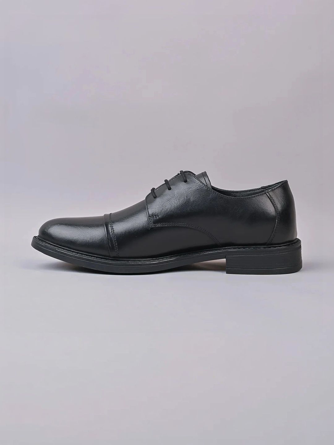 HIDE & LEATHER Men Leather Round Toe Lace-Ups Formal Derbys-image-27