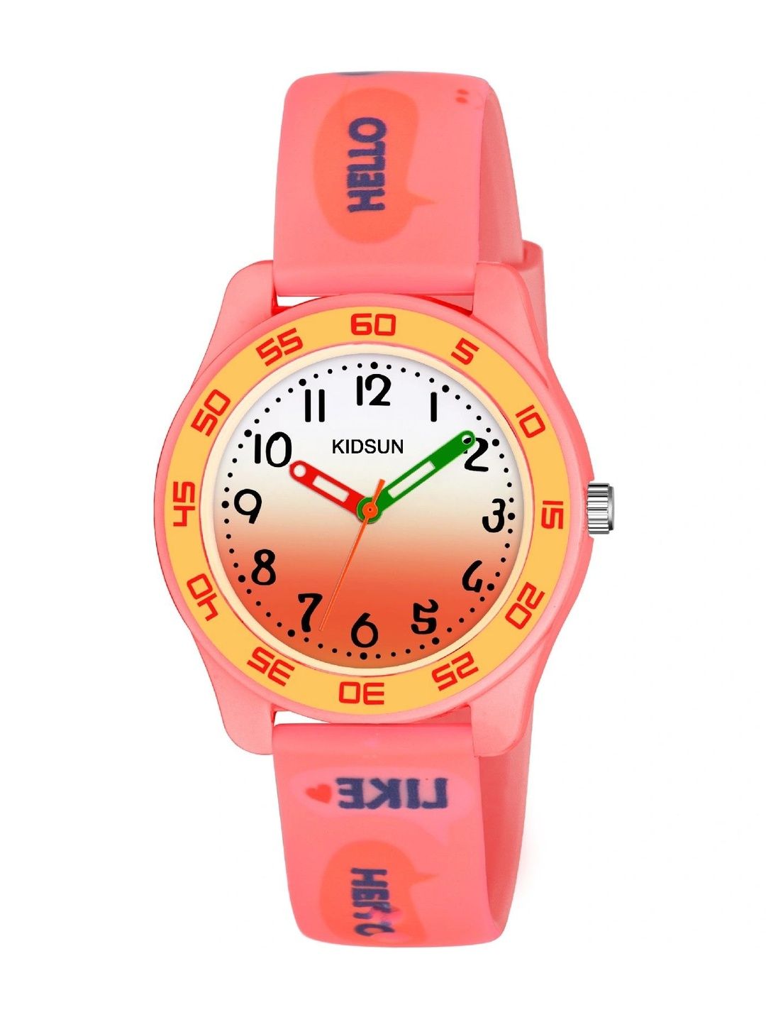 KIDSUN Girls Patterned Dial & Straps Analogue Multi Function Watch WB05_DARK_PINK-picture-37