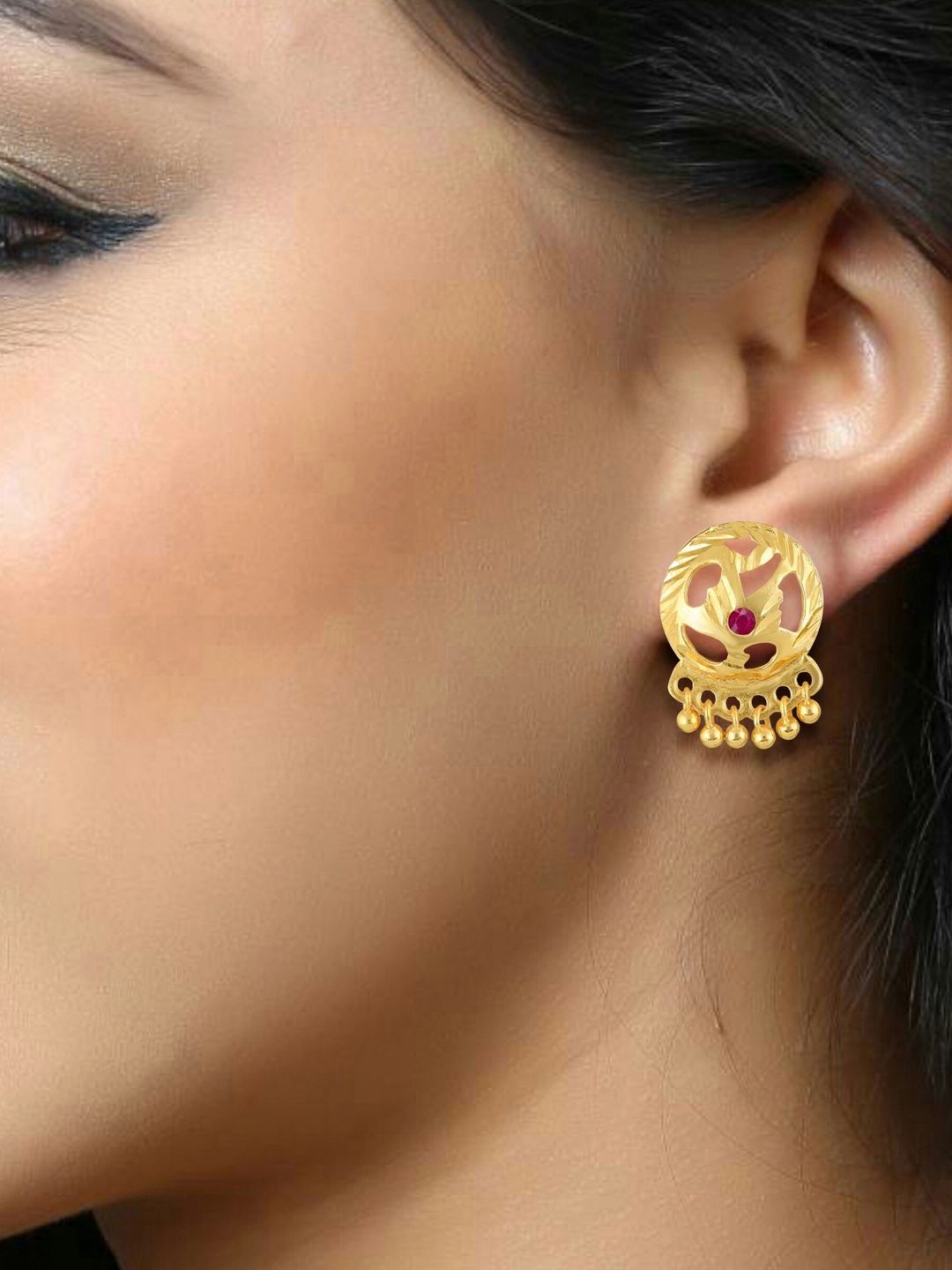 VIVASTRI Circular Studs Earrings-picture-57