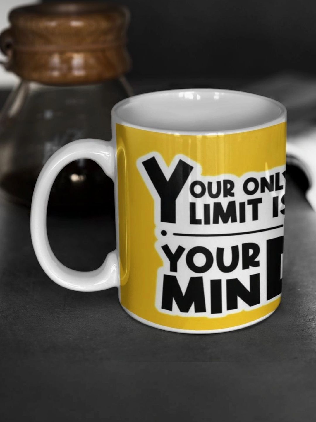 TAJNAN White Text or Slogans Printed Ceramic Glossy Mugs Set of Cups and Mugs-image-31
