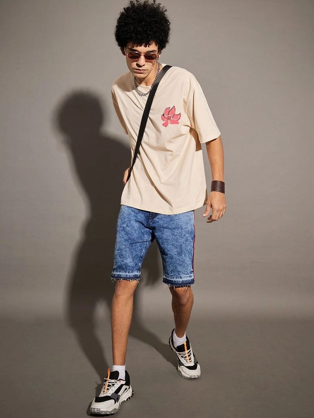 TWOCRAZIIE Men Floral Printed T-shirt-picture-15