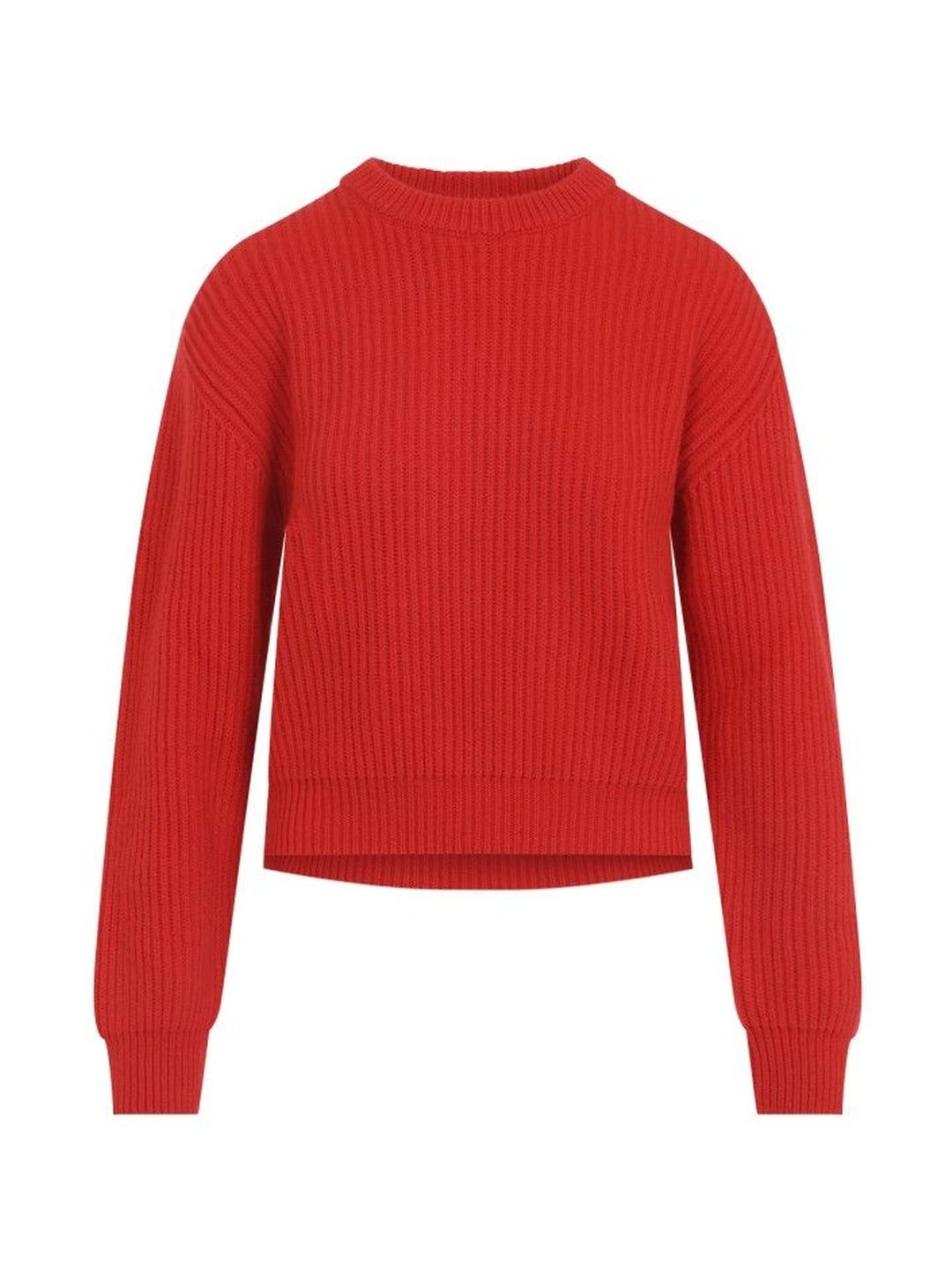 Jil Sander Women Ribbed Woollen Crop Pullover-picture-43