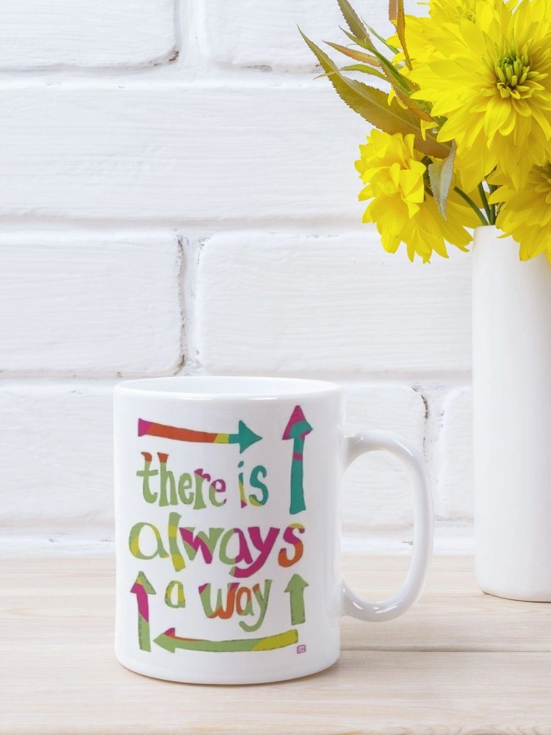 TAJNAN White Text or Slogans Printed Ceramic Glossy Mugs Set of Cups and Mugs-image-45