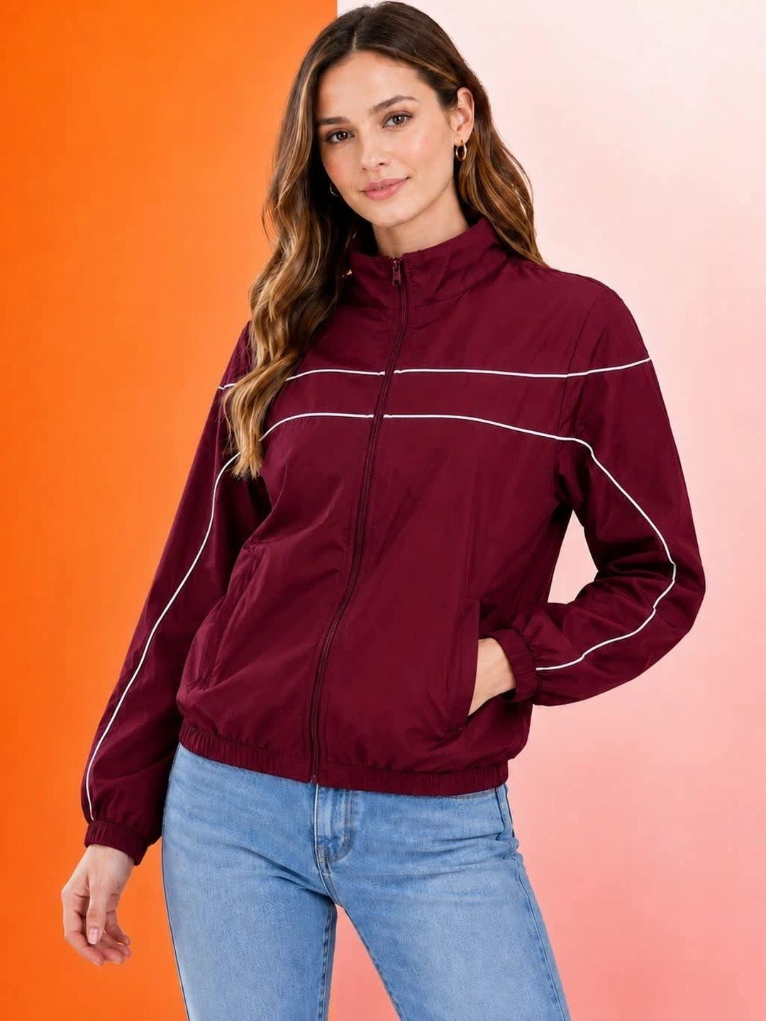 JKT Women Colourblocked Lightweight Training or Gym Sporty Jacket-picture-31