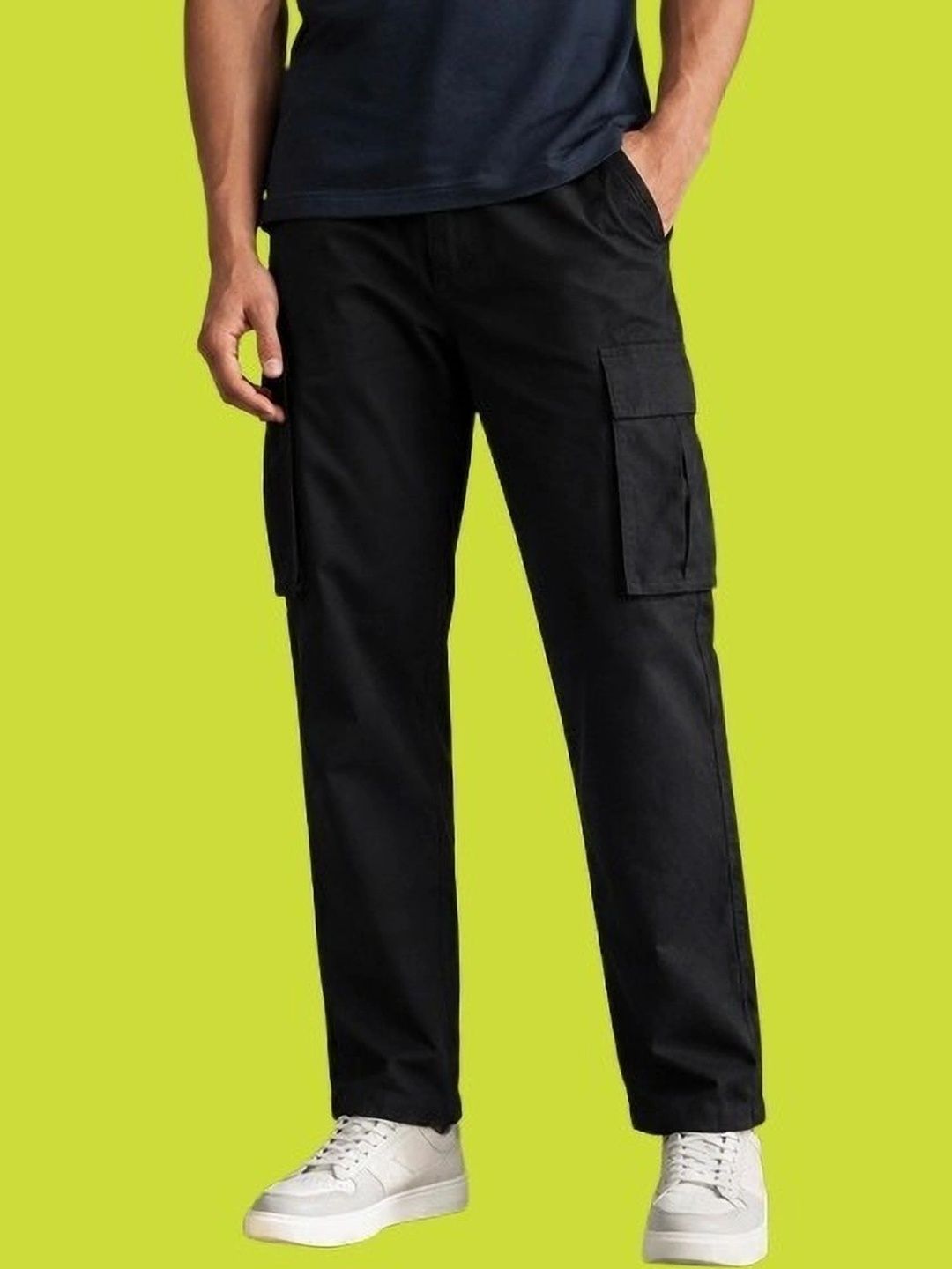 Sprouted Men Wrinkle Free Cargos Trousers-picture-25