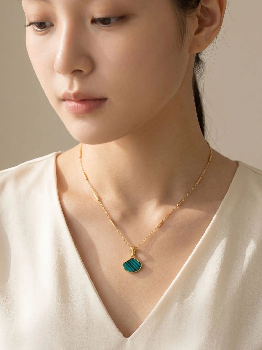 DressBerry Brass Gold-Plated Necklace-picture-57