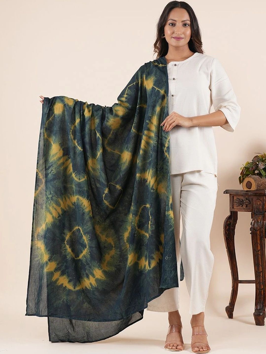 Style Shoes Printed Pure Cotton Tie and Dye Dupatta-picture-10