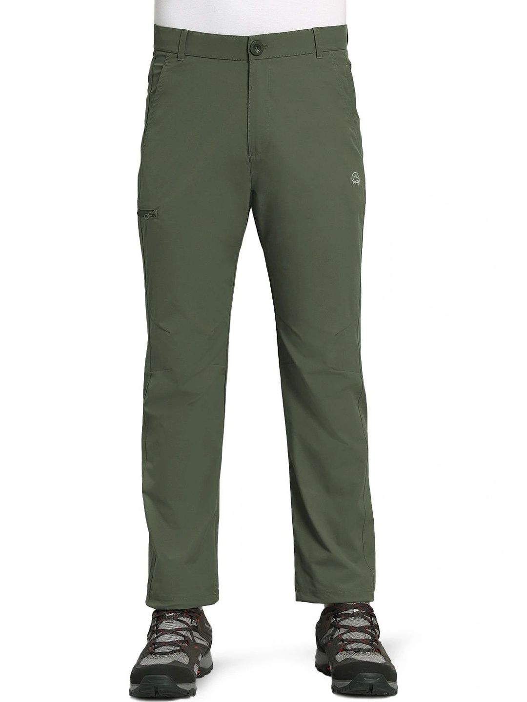 Reccy Men Relaxed Straight Leg Wrinkle Free Trousers-picture-53