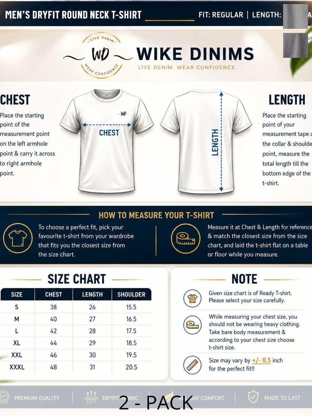 WIKE DENIMS Men 2 Printed T-shirt-picture-16