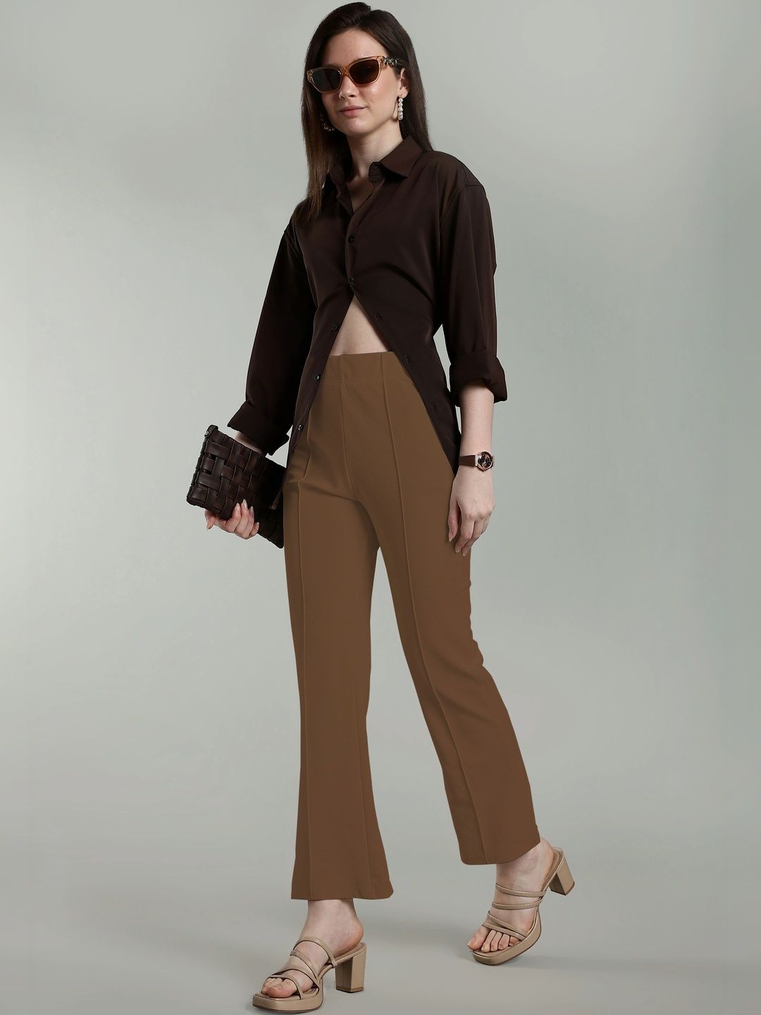 SZN Women Relaxed Easy Wash Trousers-picture-49